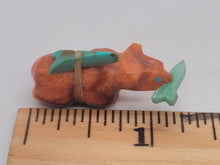 Load image into Gallery viewer, Dollhouse Miniature ~ 1:12 Scale, 6pc Stone Set, Carved Animals, Desert Rose, Mexican Turquoise
