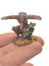 Load image into Gallery viewer, Painted Metal Figurine – 2 Turkeys
