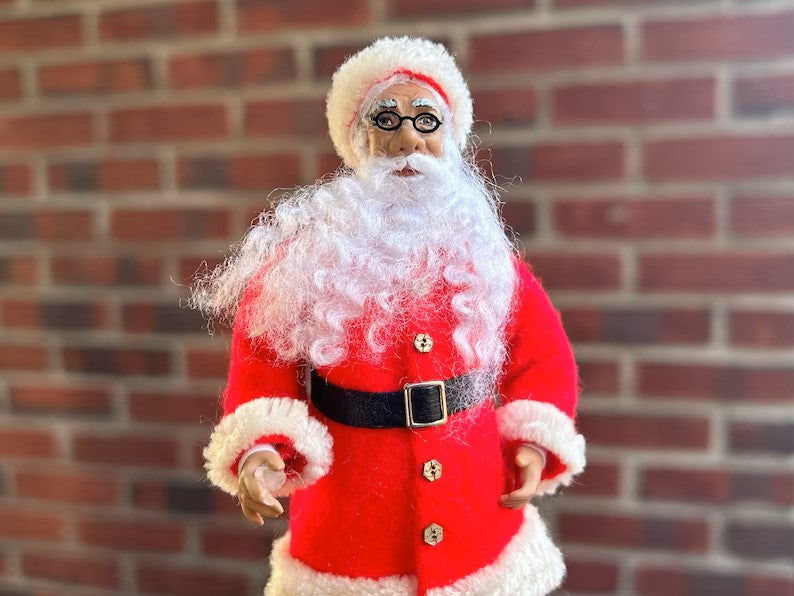 Holiday Debra Hammond Santa Claus Doll in Red Suit