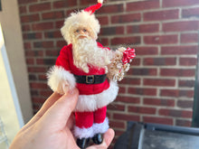 Load image into Gallery viewer, Handcrafted Santa Claus St. Nick Doll in Red Suit with Red Santa’s Toy Sack
