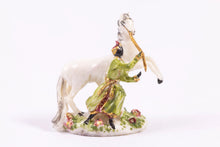 Load image into Gallery viewer, Tricia Street Figurine Man with Arabian Horse
