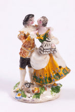 Load image into Gallery viewer, Tricia Street Figurine Couple with Dog
