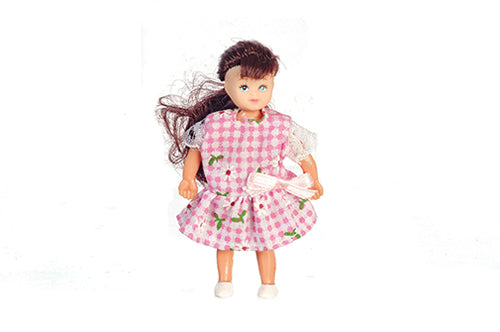 Girl Doll With Outfit/Brunette (00014)