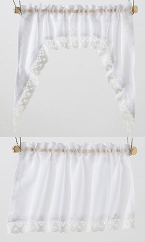 Curtains: Demi Cape, White By Barbara O'Brien (BB50312)