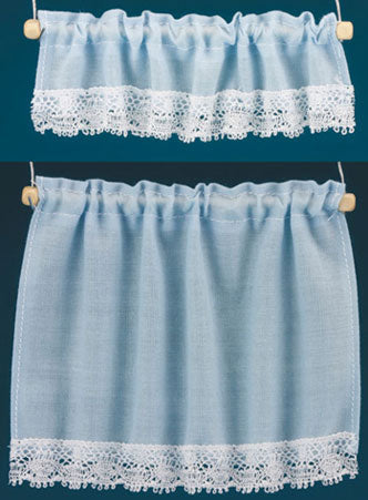 Curtains: Cottage Set, Blue By Barbara O'Brien (BB50403)