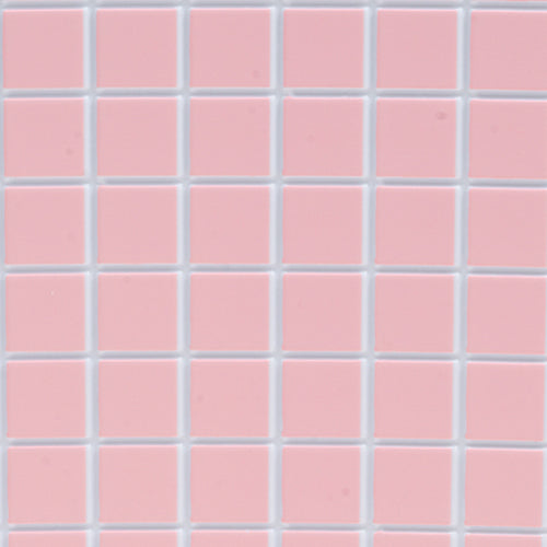 Tile Floor: 1/4 Sq, 11 X 15 1/2, Pink, Jr333 (FF60630)