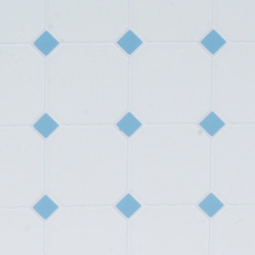 Tile Floor: Diamond, 11 X 15 1/2, Blue, Jr439 (FF60650)