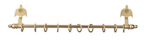 Expanding Curtain Rod, Gold (HW1151)
