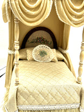 Load image into Gallery viewer, Dressed Canopy Bed Set With Painted Dresser
