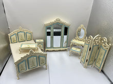 Load image into Gallery viewer, Bespaq Painted Blue And Yellow Bedroom - 7 Pc Set (Discontinued)
