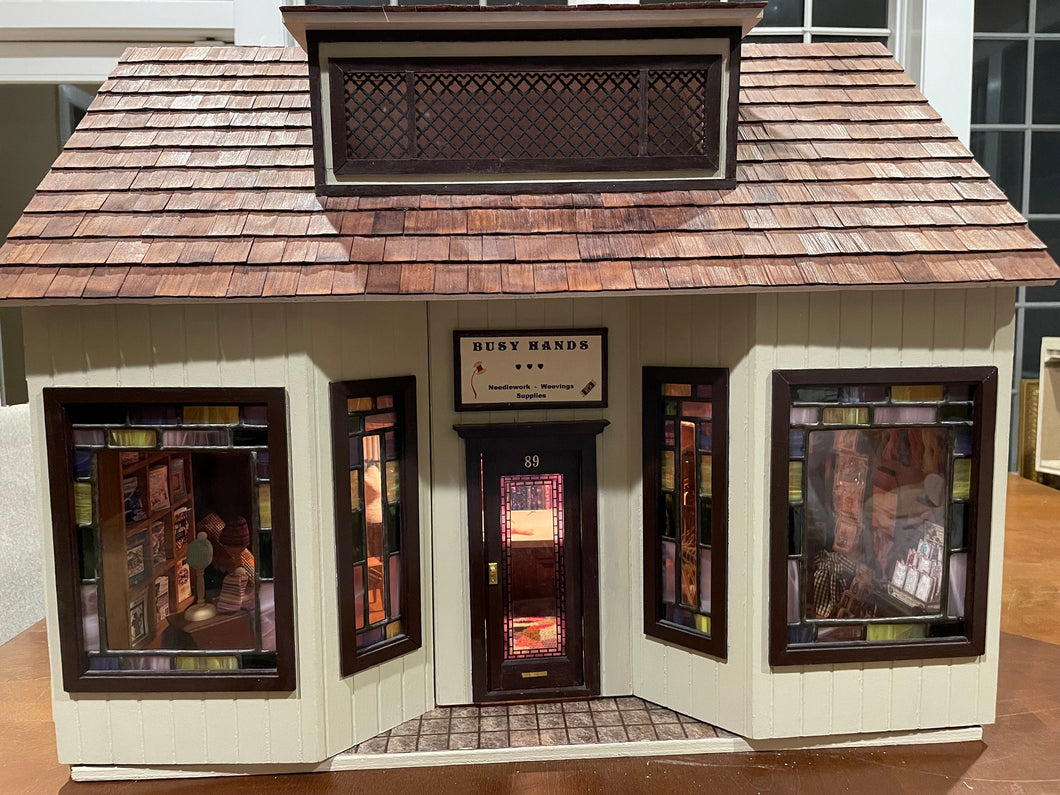 Sewing Shop - Decorated Dollhouse