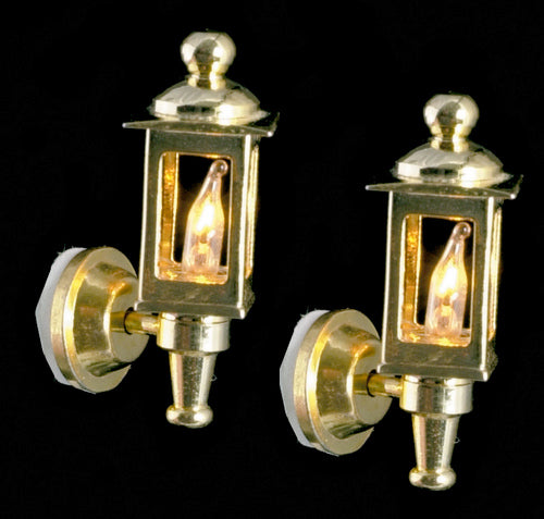 BRASS COACH LAMPS/2/12V MH0760