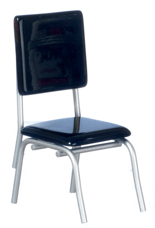 BLACK 1950'S STYLE CHAIR (T5909)