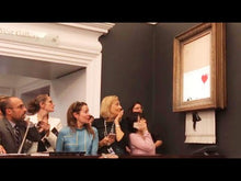 Load and play video in Gallery viewer, Banksy&#39;s &quot;Girl With Balloon&quot; Recreated In Miniature By Tom Schottman
