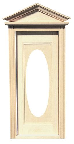 Victorian Oval Door with Window (HW6002)