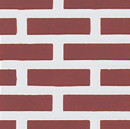 Red Brick Vinyl Siding/Flooring, 11 X 17 (HW7314)