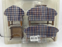 Load image into Gallery viewer, Plaid Living Room Set - 6 Pc (Town Square Miniatures)
