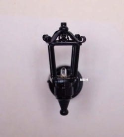 Black Coach Lamp with Natural White Light (W2)